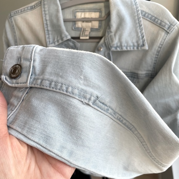 Forever 21 cropped denim jacket size S - Picture 7 of 8